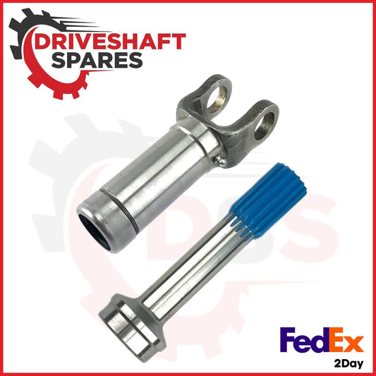 10-3-18KX, Slip Yoke, 1.250x16 (5.500) + 2-40-1741 , Spline Stub 1.750 x 0.65".