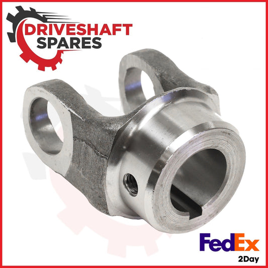 10-4-143, End Yoke - Round Bore 1000 Series, 1.125 Bore w/0.250 keyway, 2.