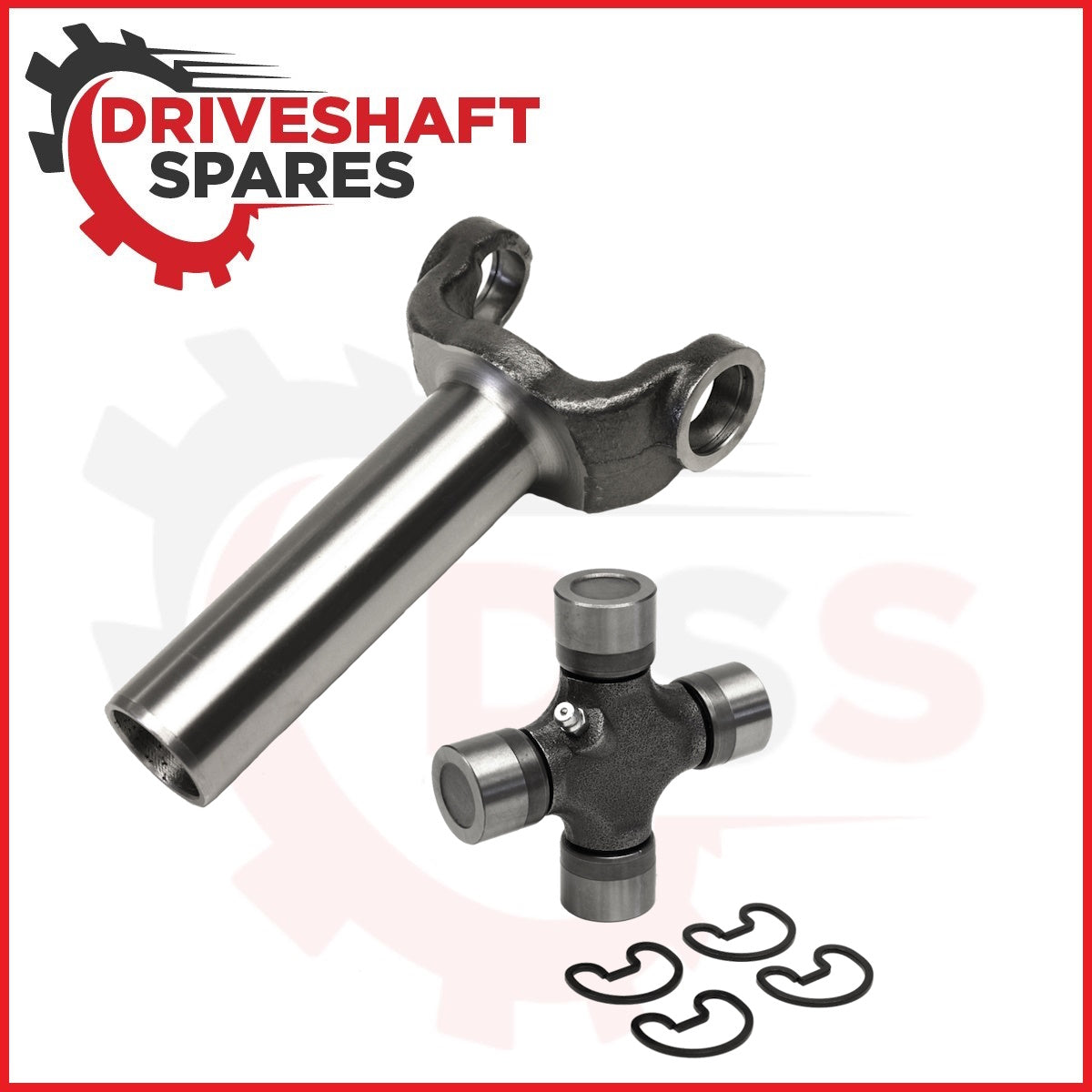 2-3-12051X Transmission Yoke 26/27 spline + 5-213X U-Joint 1330 Series fit's GM