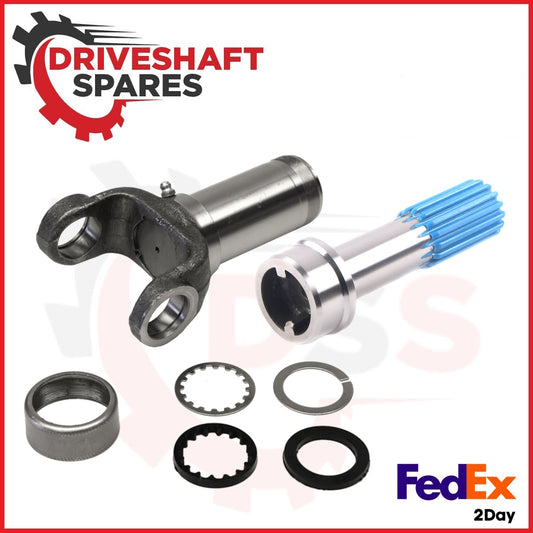 2-3-128KX Slip Yoke 1310 Series + 2-40-1031, Spline Stub 2 x 0.083 (1.844).