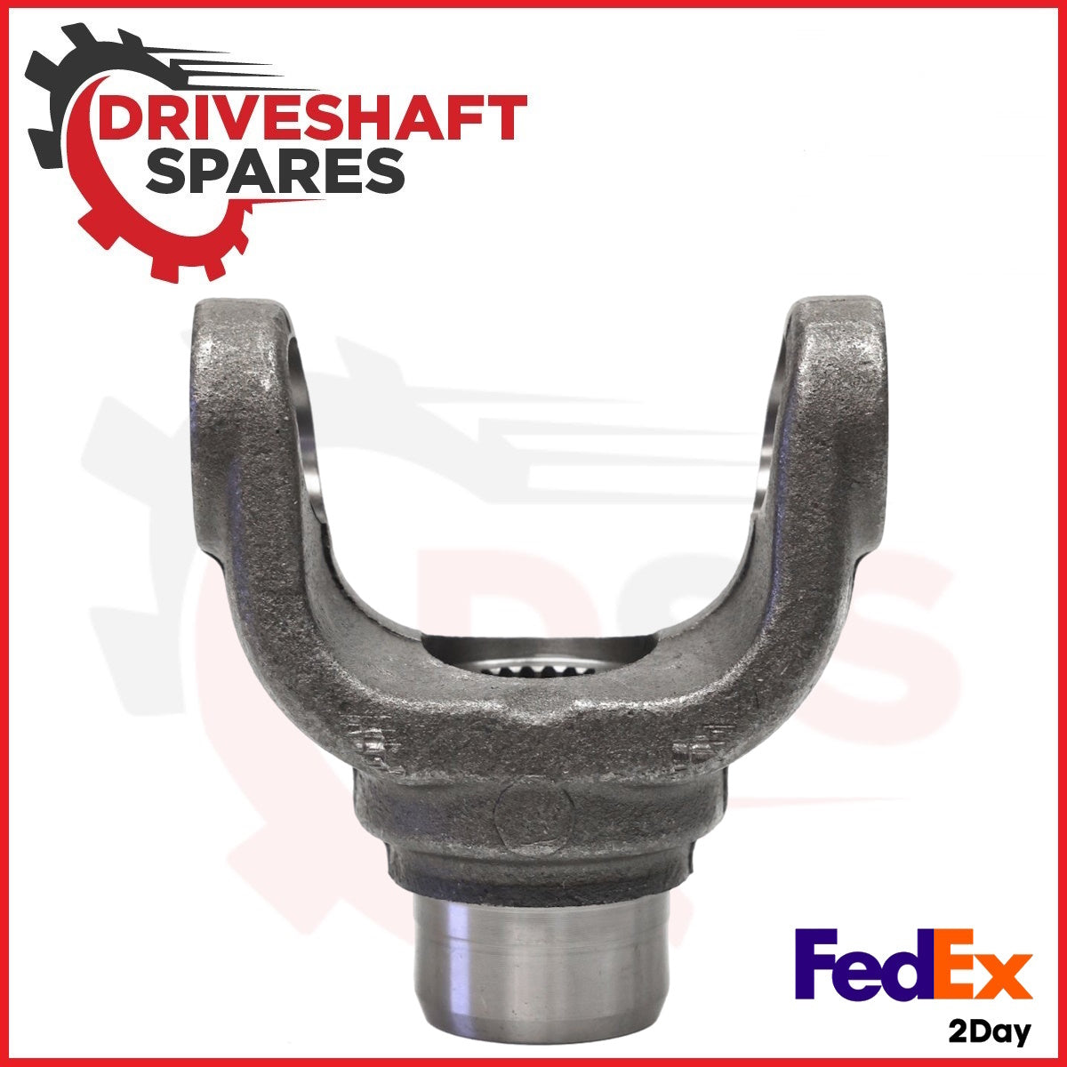 2-4-02009 End Yoke Splined Bore 1330 Series Strap Style 1.146x26 spline