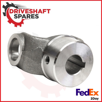 2-4-583, End Yoke - Round Bore 1310 Series, 0.875 Bore 0.250 keyway, 2.00