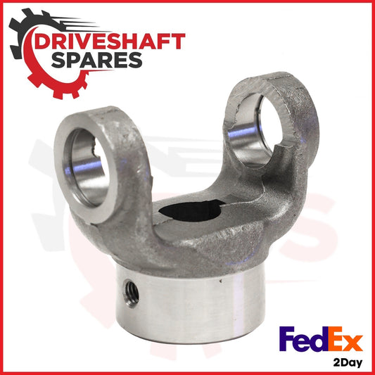 2-4-583, End Yoke - Round Bore 1310 Series, 0.875 Bore 0.250 keyway, 2.00