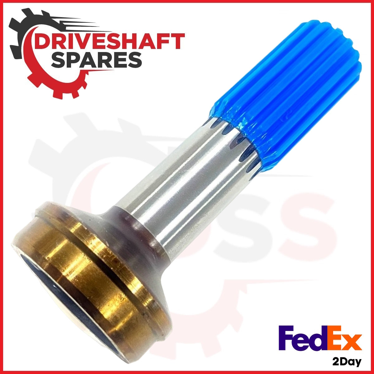 2-40-1131 Spline Stub Tube Shaft 1.375x16 spline, 2.500 X .083 Tube.