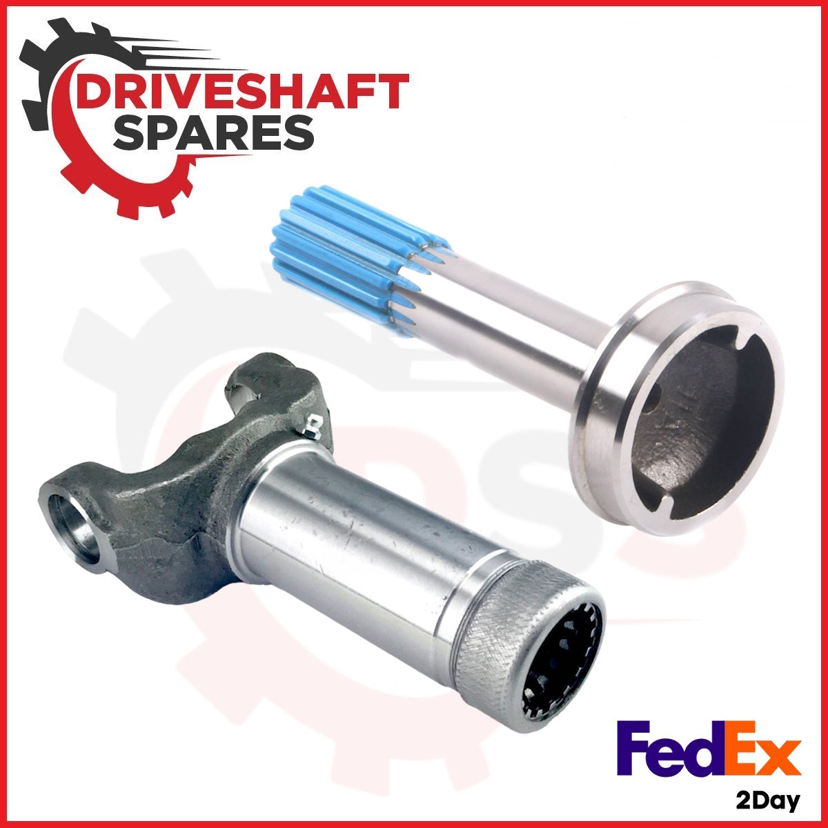 2-3-7961KX , 1330 Series Slip Yoke + 2-40-1521, Spline Stub Tube Shaft.