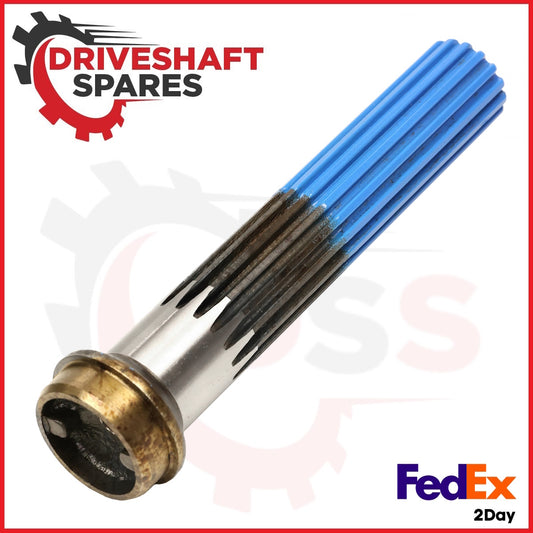 2-40-1701-2, Full Spline Tube Midship Shaft 1.375x16 spline, 2.000 X .120 Tube