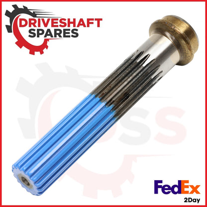 2-40-1701-2, Full Spline Tube Midship Shaft 1.375x16 spline, 2.000 X .120 Tube