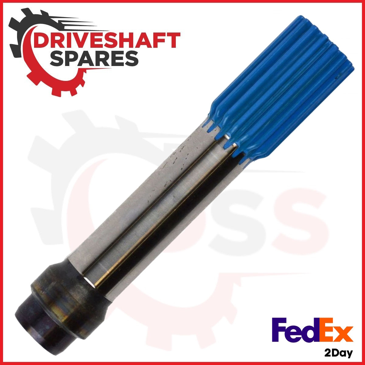 2-40-1771 1310 Series Stub Shaft  1.250x16 spline, 1.250 X .120 Tube.