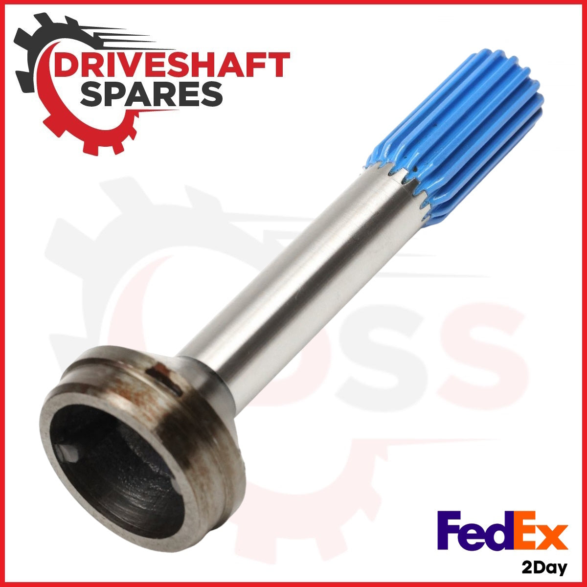 2-40-2301, Spline Stub 1.250x16 spline, 2.500 X .065 Tube 7.750.