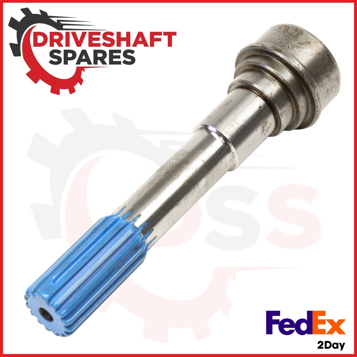 2-53-921, Splined Midship Tube Shaft 1.375x15/16 spline, Ø2.500 X .083 Tube