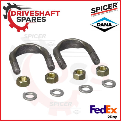 10016266 SPICER End Yoke 32 Spline 1310 Series + 2-94-28X SPICER U-Bolt Kit