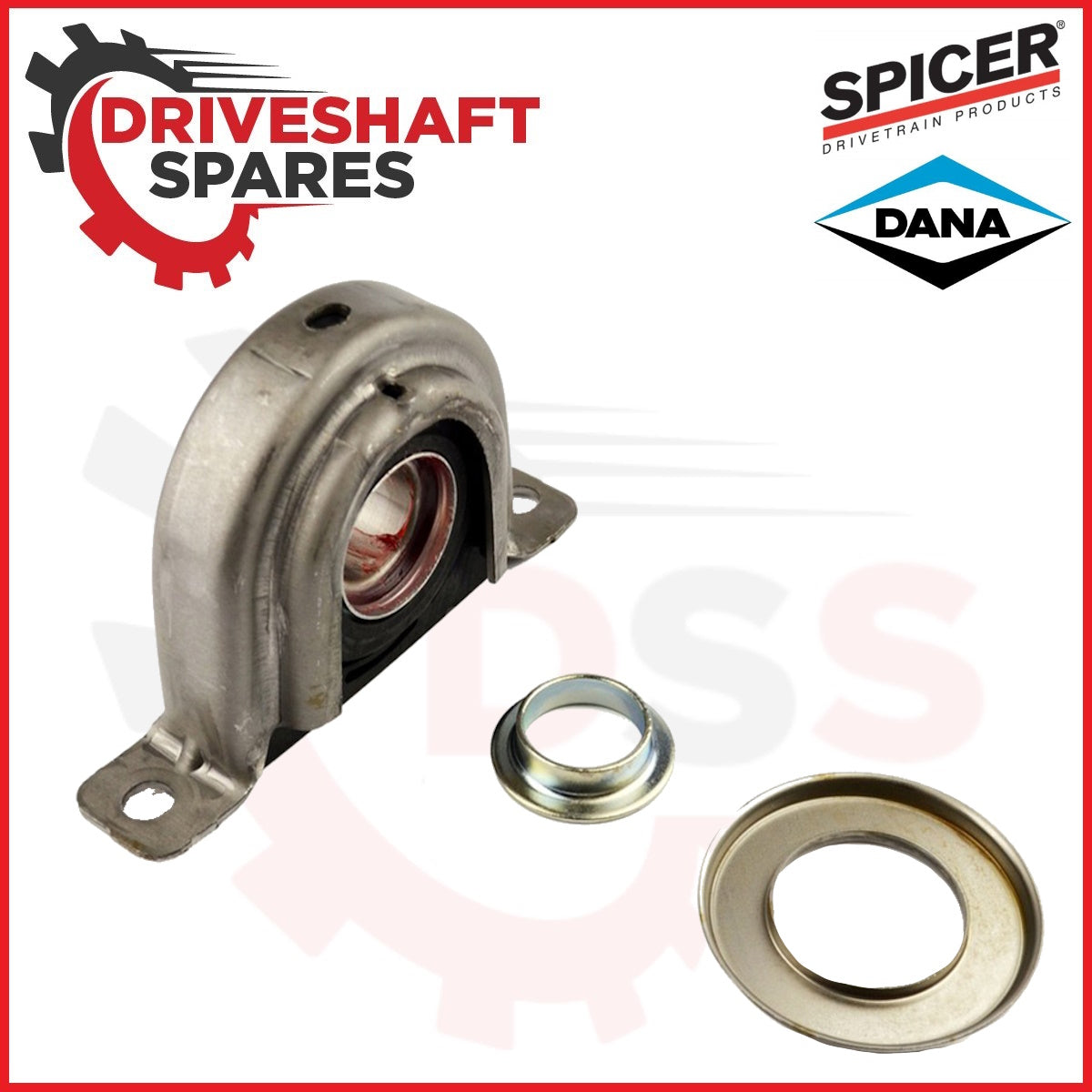 SPICER Ford F450 & F550 Super Duty 4X4 Rear Driveshaft  Kit - Ujoints & Carrier