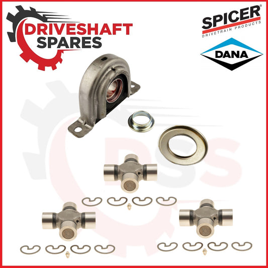 SPICER Ford F450 & F550 Super Duty 4X4 Rear Driveshaft  Kit - Ujoints & Carrier