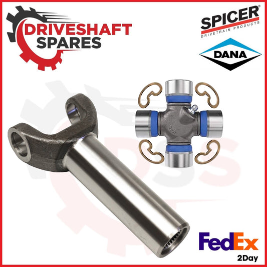 BRAND NEW 1350 Series Slip Yoke 3-3-5551X GM TH400 + SPICER 5-178X U-Joint's