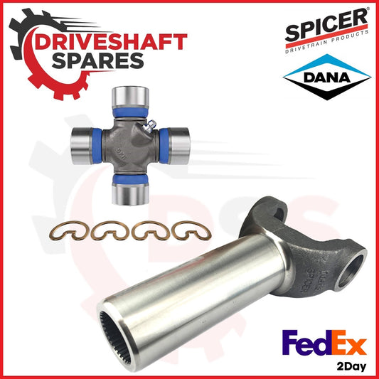 SPICER Yoke + UJ 5-178X 1350 Series 32 Spline TH400, 4L80-E,Muncie M20, 21&22