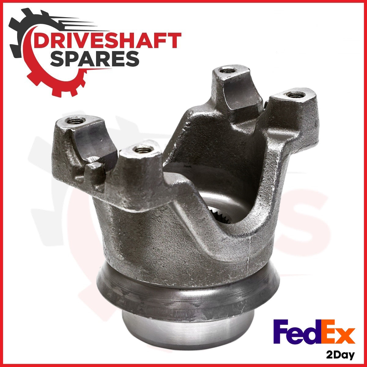 3-4-11081-1X, Splined Bore End Yoke - 1410 Series, Strap Style, 1.609x37 Spline