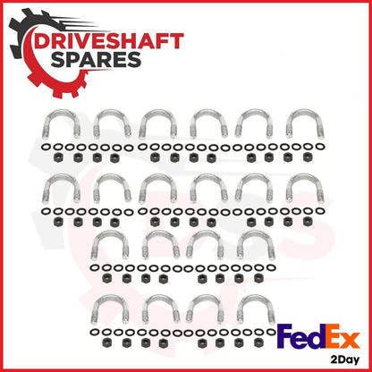 NEW (Set of 10) 3-94-28X Universal Joint U-Bolt Kit Fits 1480/1550 U-Joints