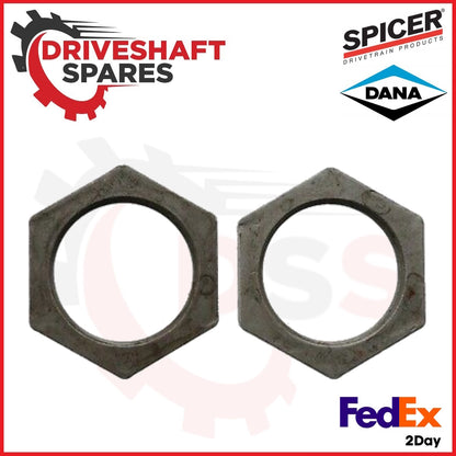 2pc Spindle Nut - Dana 60 Rear Spindle Nut Spicer 30636 Ford Dodge