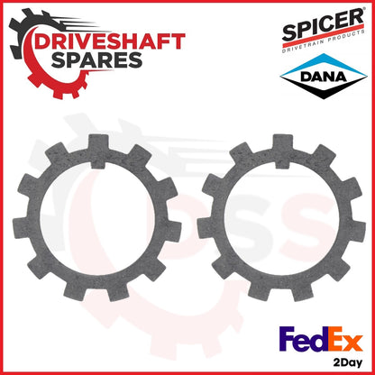 2pc Dodge Ford GM Dana 60 & 61 Axle Spicer 35269 Spindle Nut Lock Washers