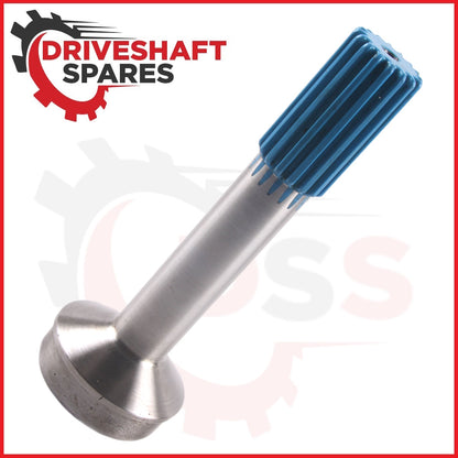 4-40-721, Splined Stub Tube Shaft 1550 Series fits Tube Dia 3.500" x .095"