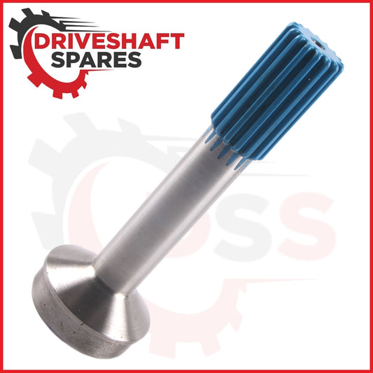 4-40-721, Splined Stub Tube Shaft 1550 Series fits Tube Dia 3.500" x .095"