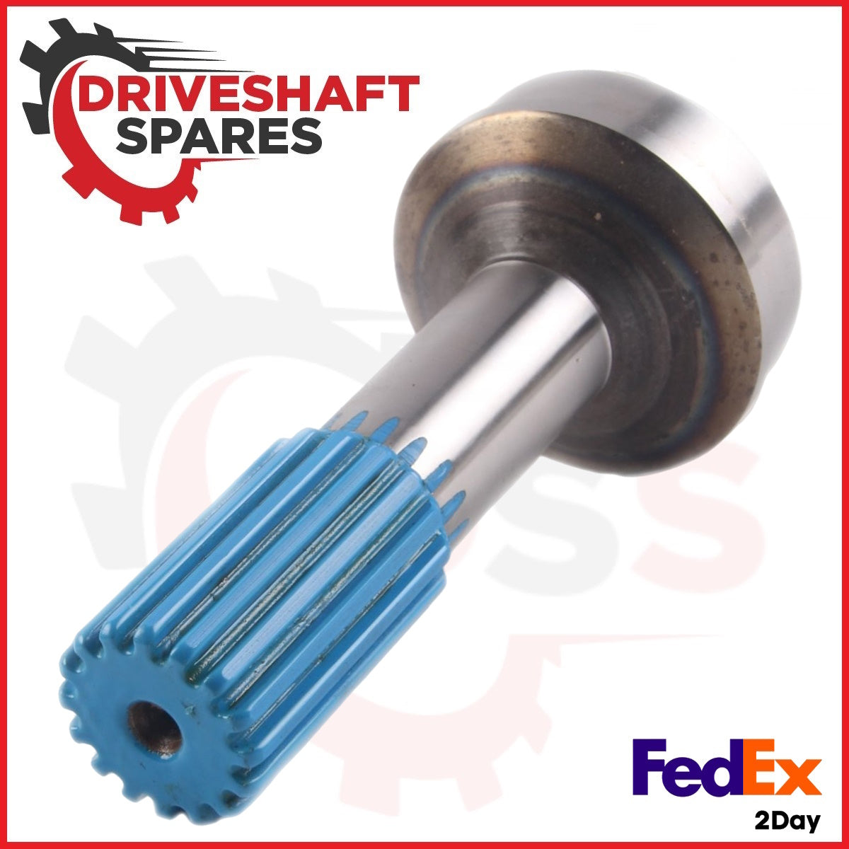 4-40-761 Spline Stub Tube Shaft 1.750x16 spline, 3.500 X .095 Tube.