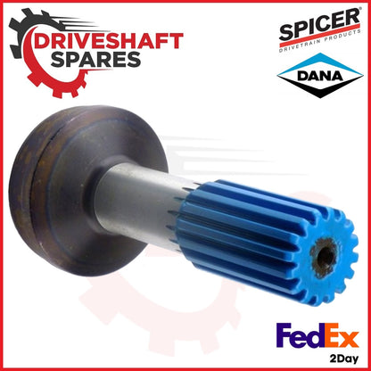 4-40-761 SPICER Spline Stub Tube Shaft 1.750x16 spline, 3.500 X .095 Tube.