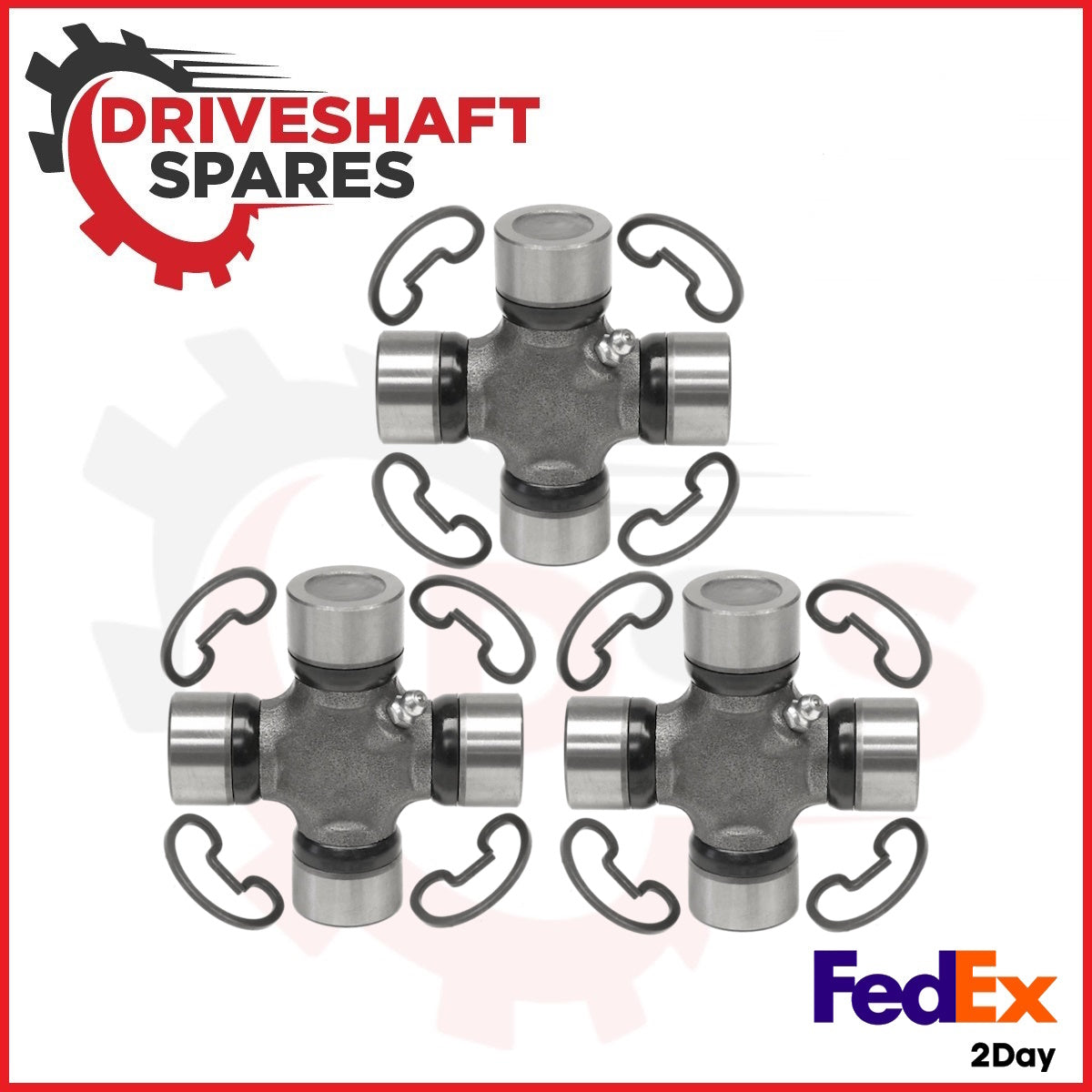 3 x U-Joints + CV Socket for Jeep Wrangler TJ & Cherokee XJ 211355X + 5-153X