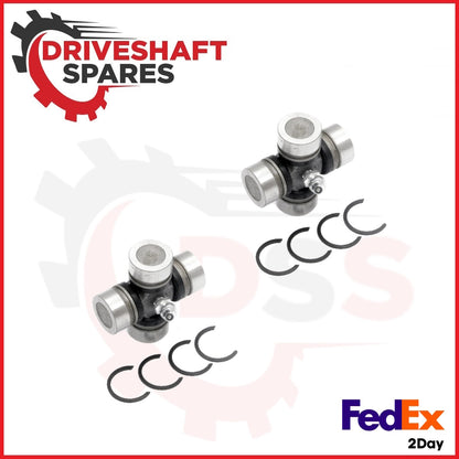 2X BRAND NEW 5-170X - 1000 Series ISR Rear Axle Universal Joint - Greaseable