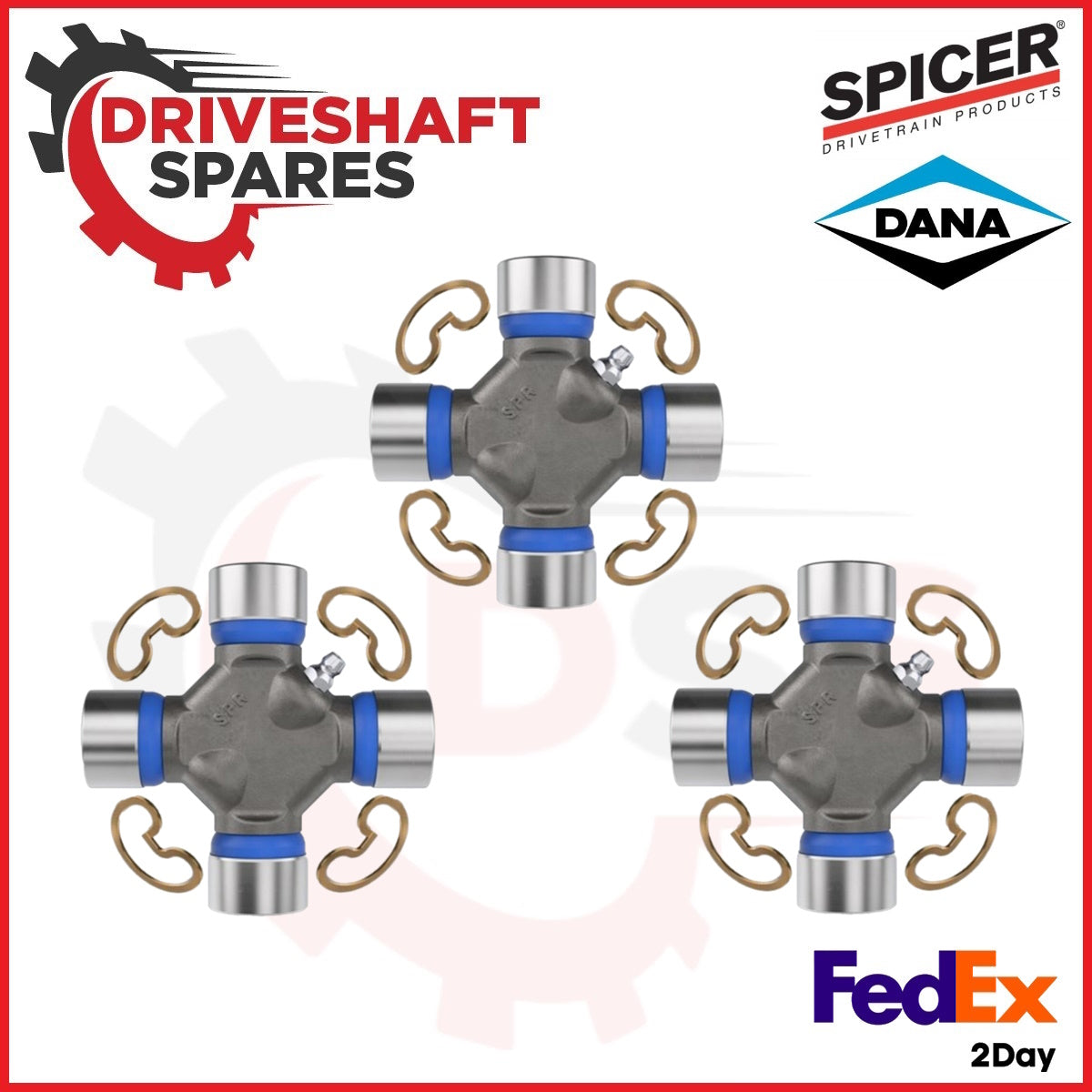 Toyota Tacoma 2005-2015 Spicer Driveshaft Center Bearing & U-Joints Set 5-213X