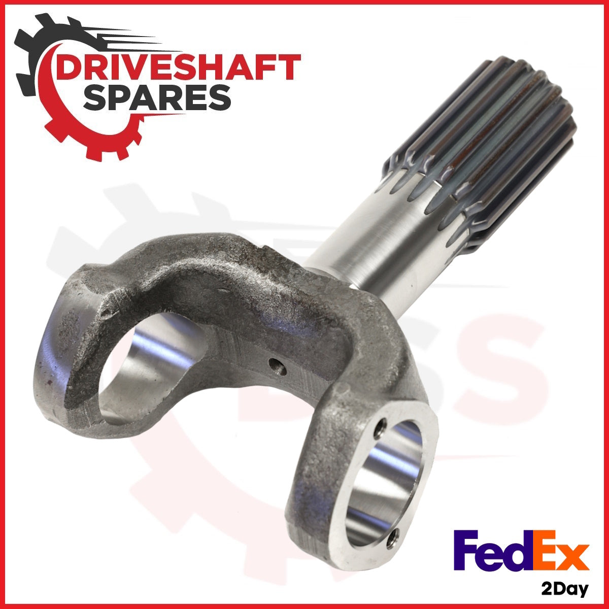 5-82-921, Yoke Shaft 1610 Series 2.000x16 spline, 7.875" Centerline to end