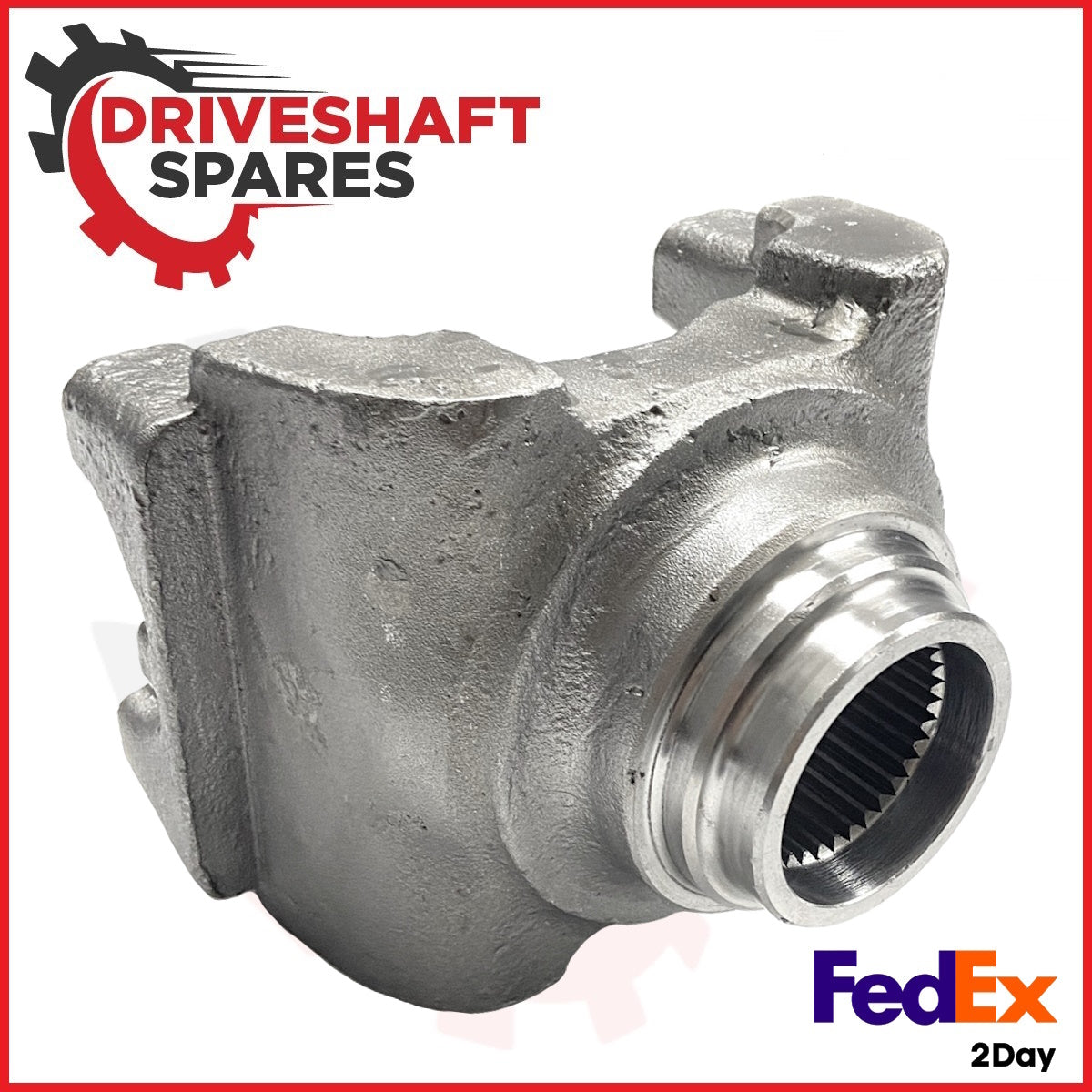 6-4-7141-1 End Yoke - Splined Bore 1710 series, Strap Style, 1.998x38 spline