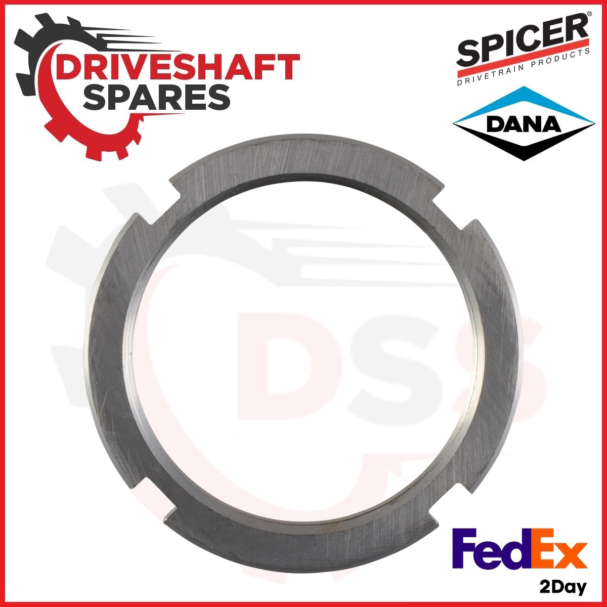 USA Made Spicer 621027 Spindle Nut Chev, Ford, Dodge Dana Model 50 Axle 60F