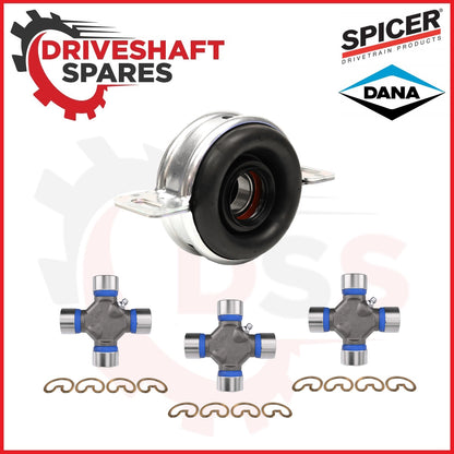 CBTT01, Driveshaft Center Bearing + 3X 5-213X SPICER U-Joints for Toyota Tacoma.