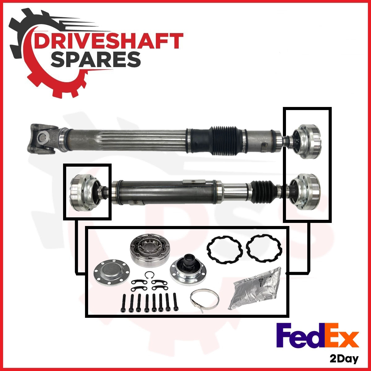 BRAND NEW Driveshaft CV Joint Kit Front or Rear for Jeep Wrangler 2007-2016