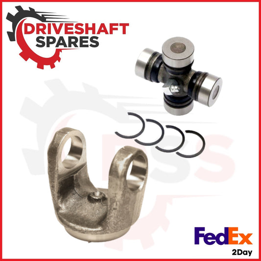 Toyota Weld Yoke (37311-35021) + GUT21(5-1510X), Toyota Greaseable U-Joint.