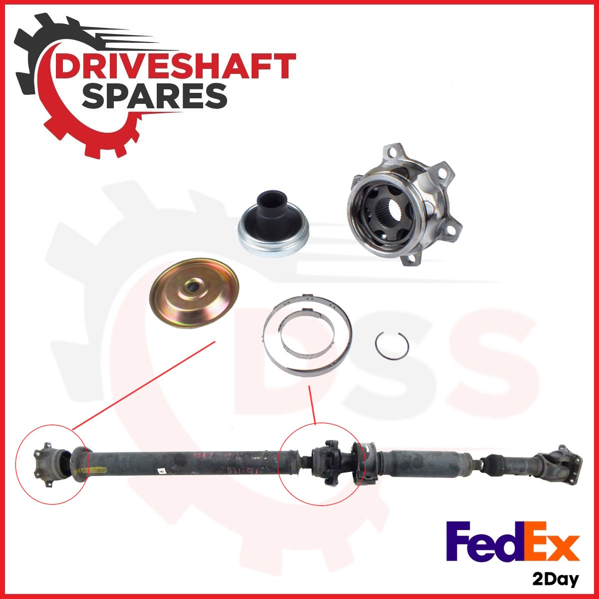 Mitsubishi Montero 1997-2006 Rear Driveshaft CV Joint Kit