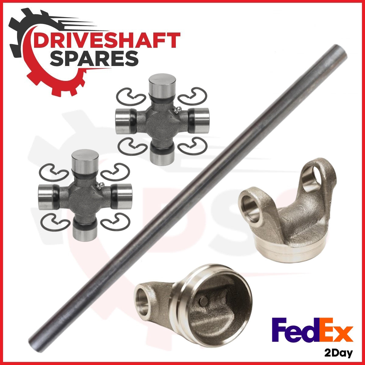 1410 Series Driveshaft KIT, Build your own 74" 3.50" x .083" + 5-160X + 3-28-557
