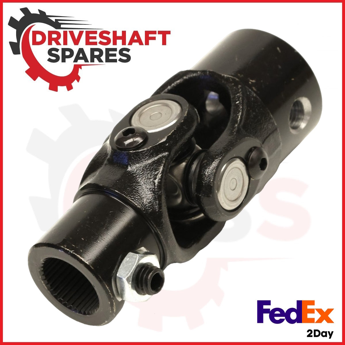 Universal Steering Shaft U-Joint 3/4'' 36 Spline & 7/8'' with 5mm Keyway