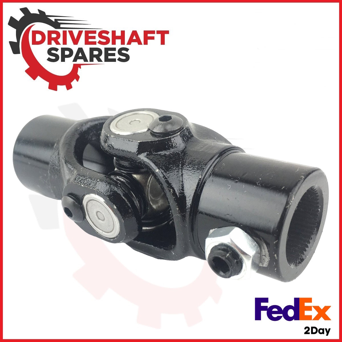 Universal Steering Shaft U-Joint 3/4" Bore weld-on & 3/4" Bore 48 Splines