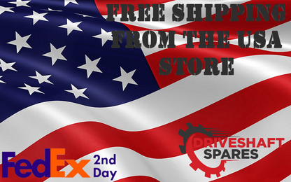 5-1309X Detroit 7290 Series Shaft Universal Joint Greaseable Inside Snap Rings