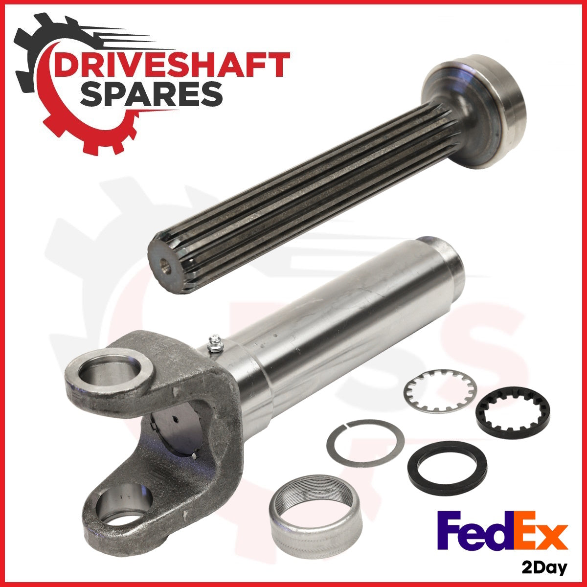 Forged, Long travel 1310 Spline and Slip Yoke 3-Inch Y2K100 & Y2K200-3