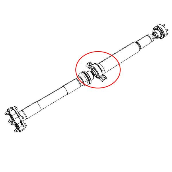 Brand New Jeep Grand Cherokee 2010-2019 Rear Driveshaft Center Carrier Bearing